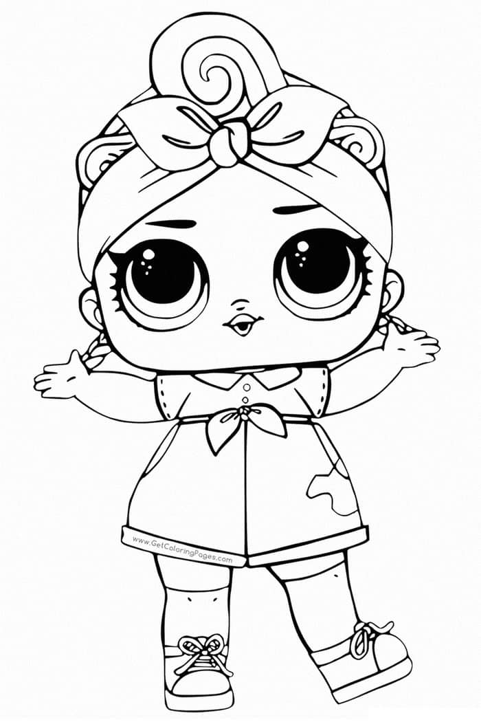 Printable Coloring Pages Lol Doll