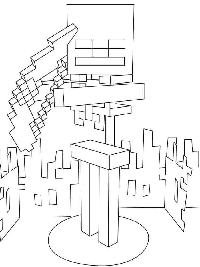 Printable Minecraft Coloring Pages