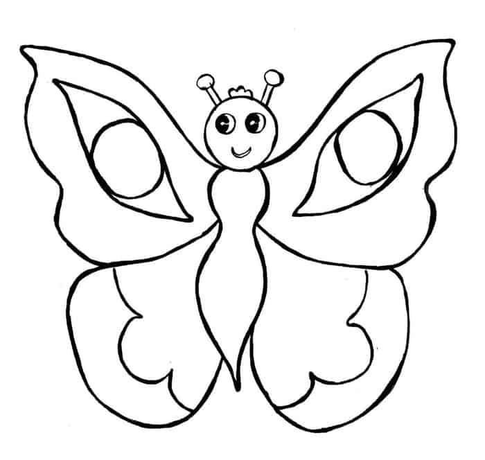 Printables Coloring Pages Butterfly