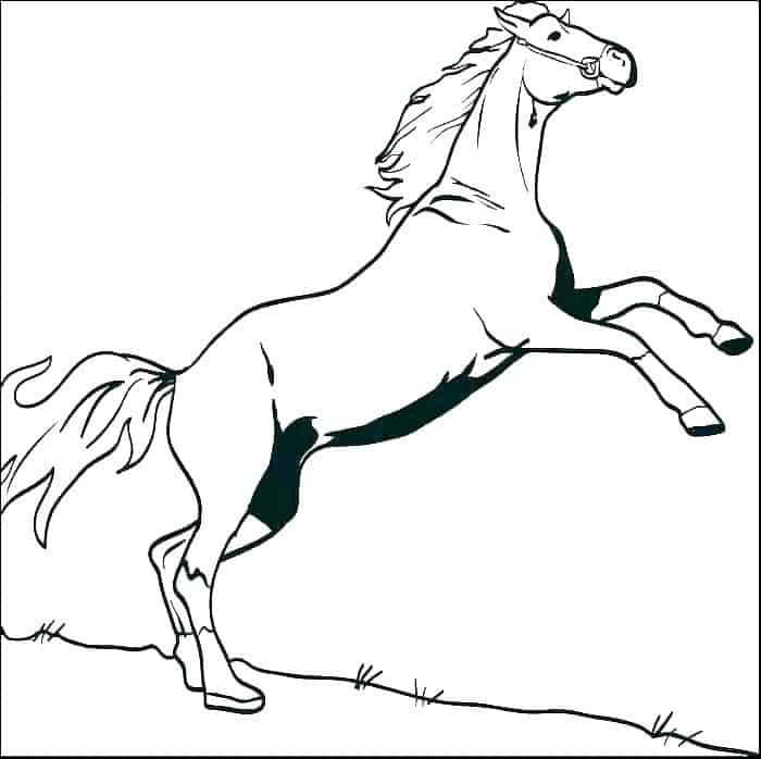 Race Horse Coloring Pages To Print