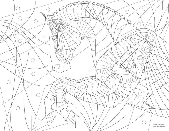 Realistic Horse Coloring Pages To Print