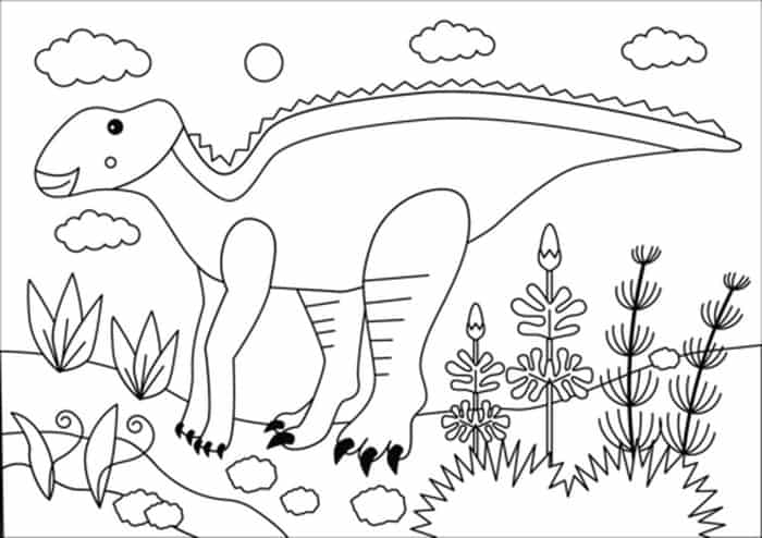 Rhinorex Coloring Page