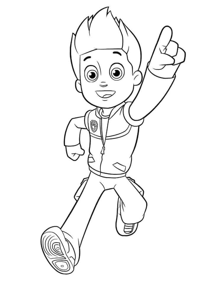 Ryder Paw Patrol Coloring Pages