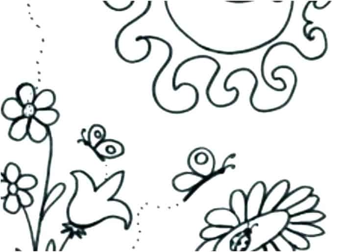 Spring Coloring Pages Free Printable