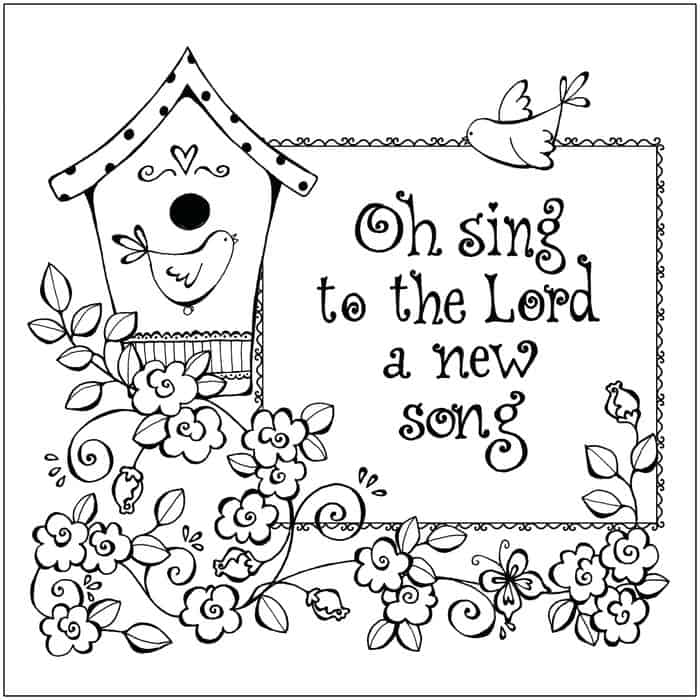 Summer Bible Coloring Pages