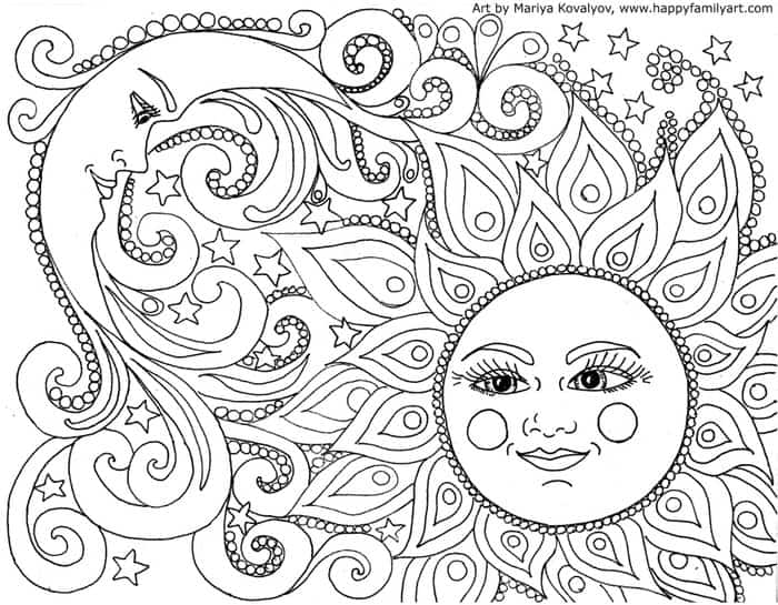 Summer Coloring Pages Adults