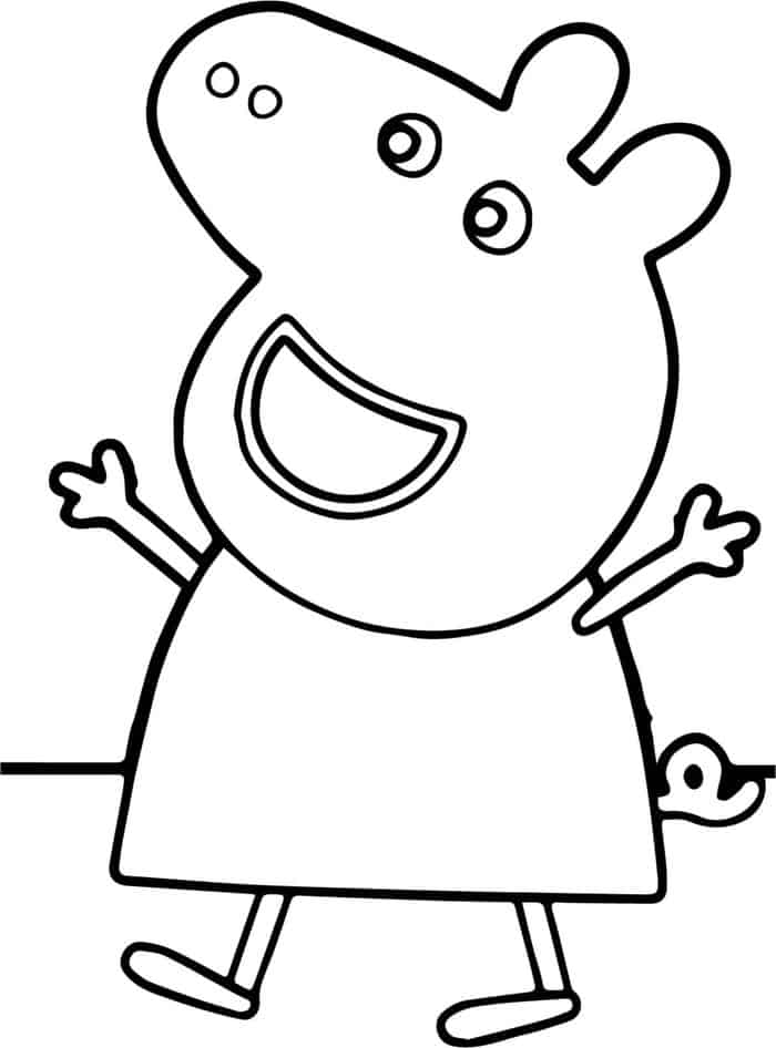 Suzy Sheep Peppa Pig Coloring Pages