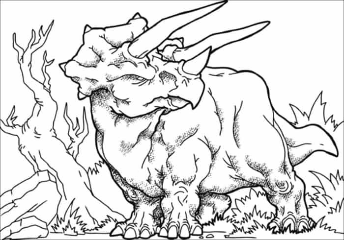 Torosaurus 2 Coloring Page