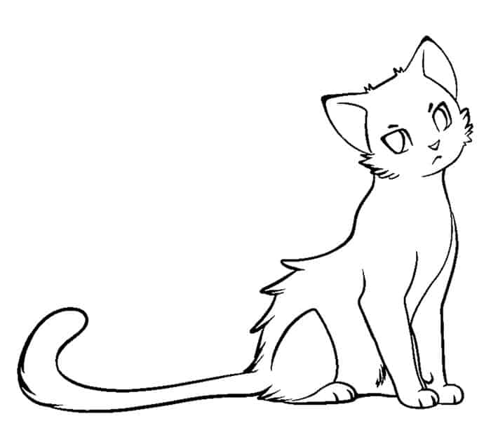 Warrior Cat Coloring Pages