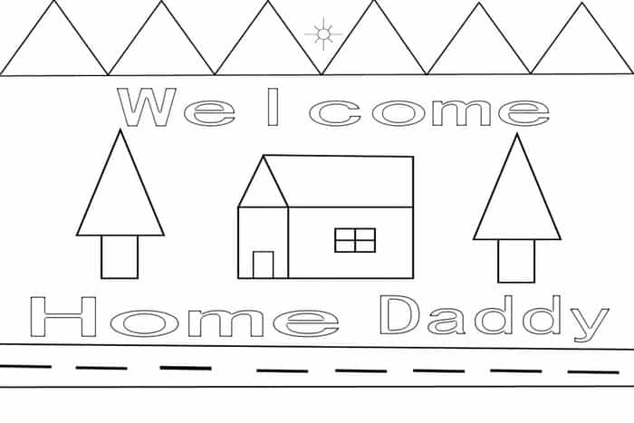 Welcome Home Spring Coloring Pages