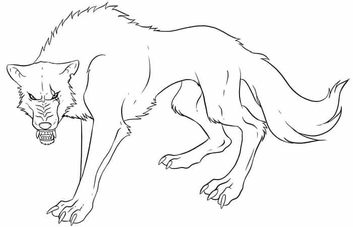 Wolf Printable Coloring Pages