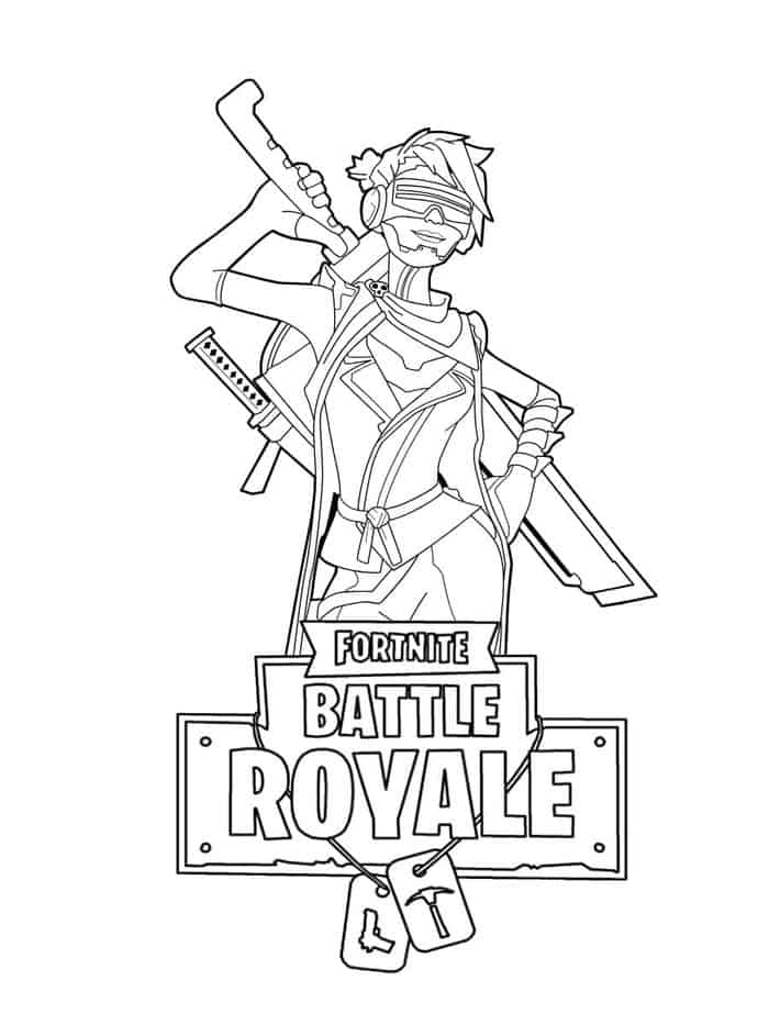 coloring pages for fortnite