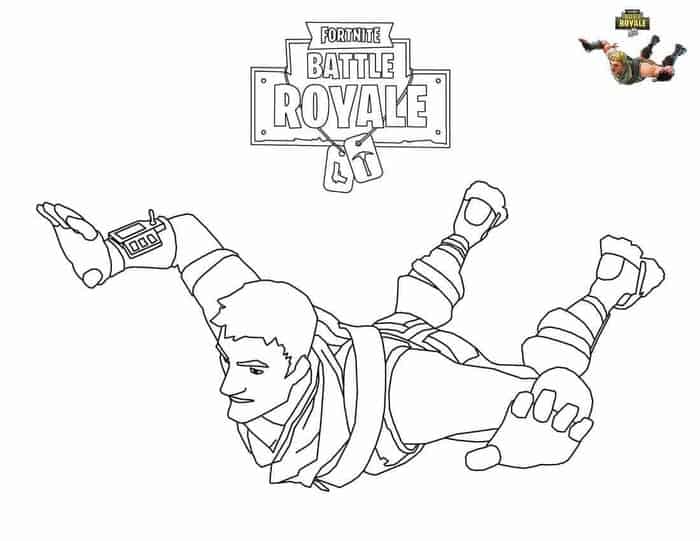 fortnite character coloring pages