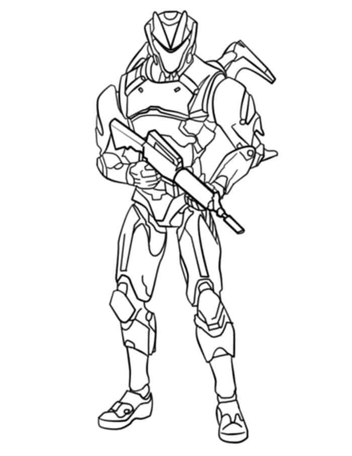 fortnite coloring pages omega