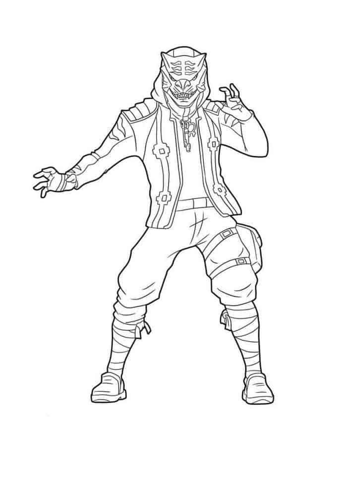 fortnite drift skin coloring pages