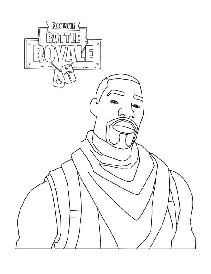 free printable fortnite coloring pages