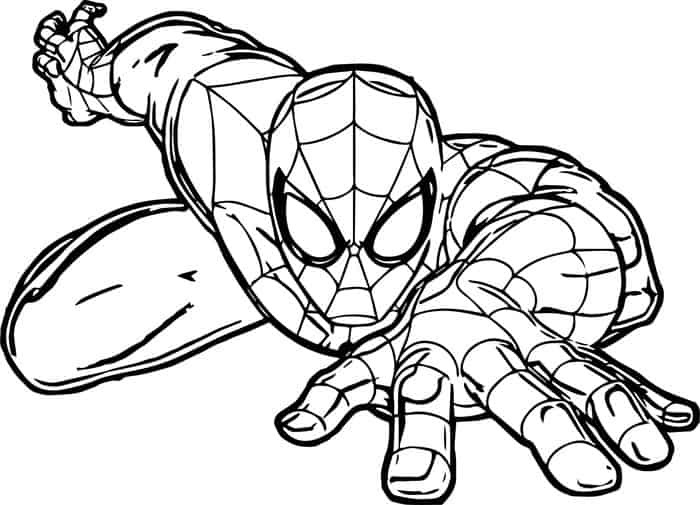 free printable spiderman coloring pages