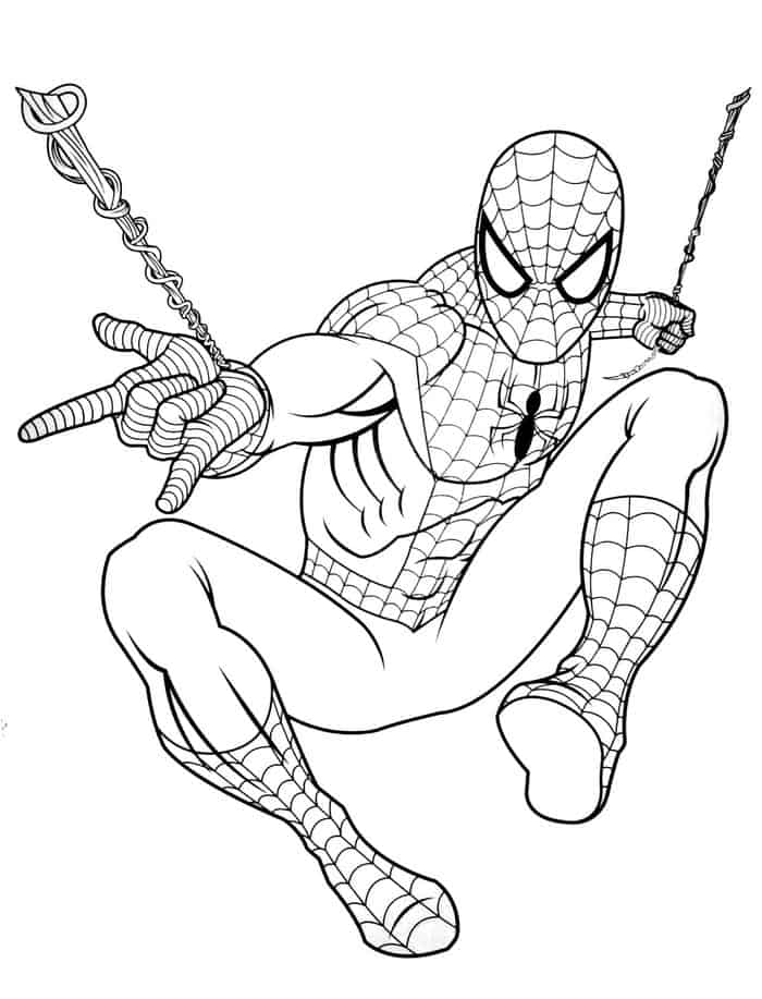 free spiderman carnage coloring pages