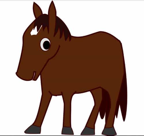horse coloring pages for kids free
