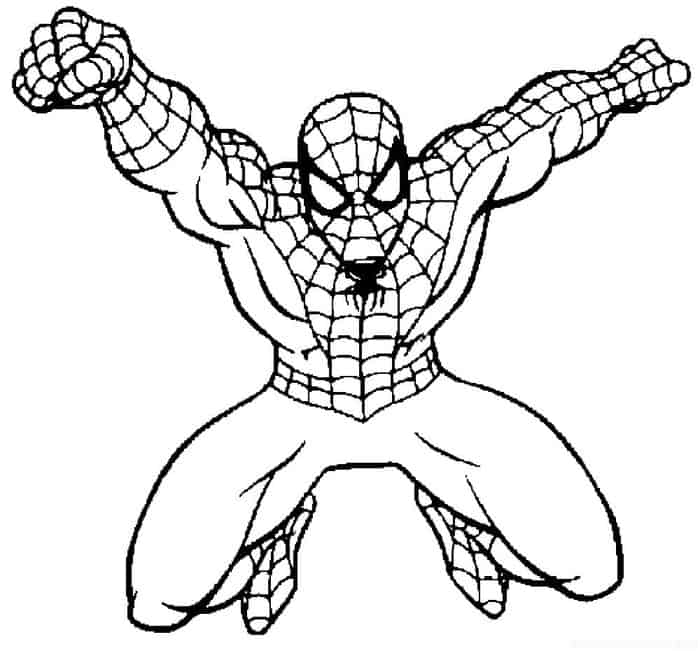 spiderman coloring pages to print