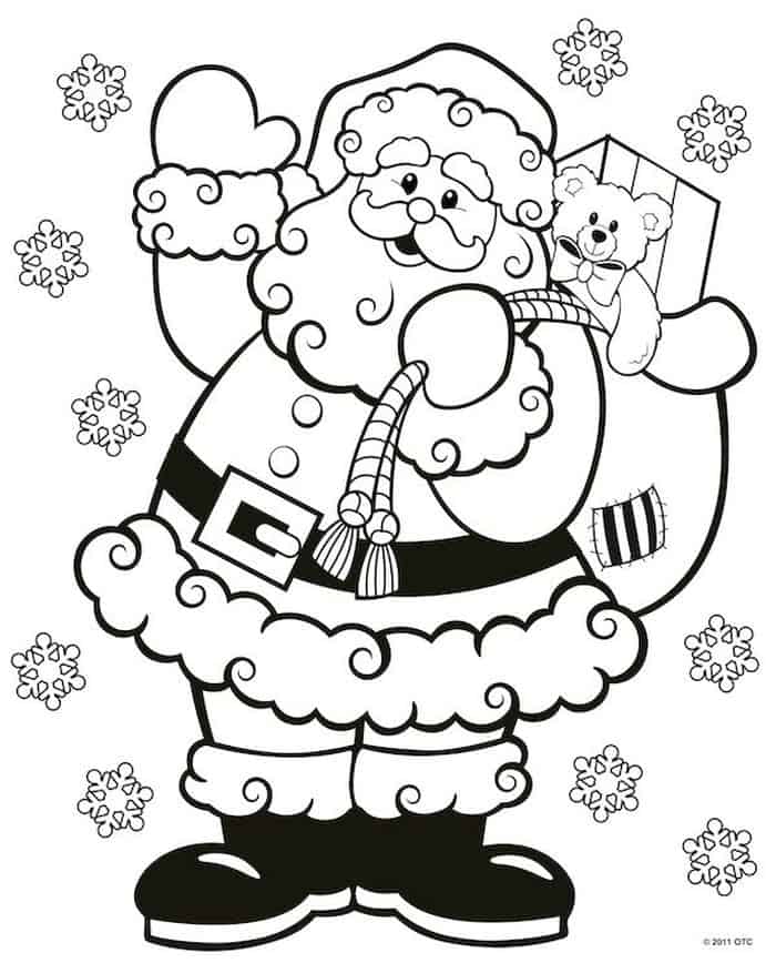 Adult Coloring Pages Christmas 1