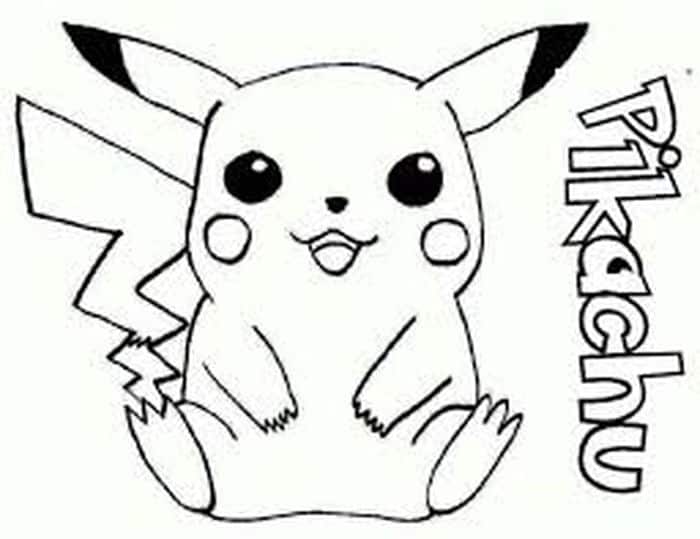 Adult Coloring Pages Pikachu