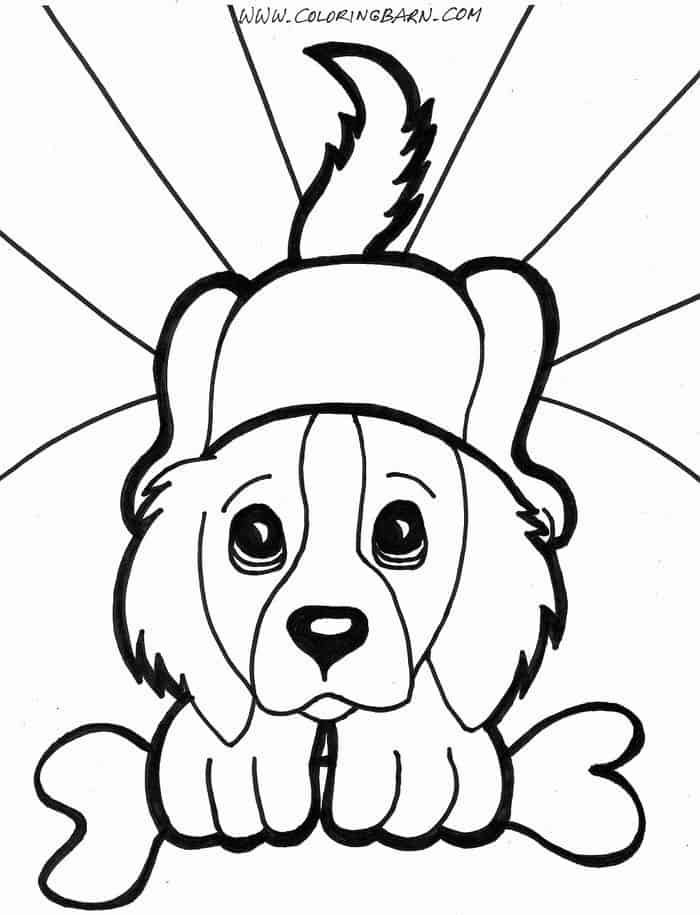 Adult Coloring Pages Puppy