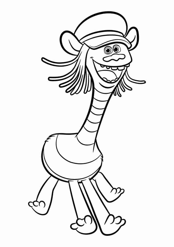 All Easy Trolls Coloring Pages