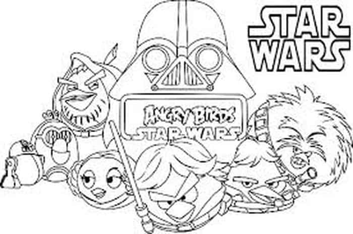 Angry Birds Star Wars Coloring Pages 2