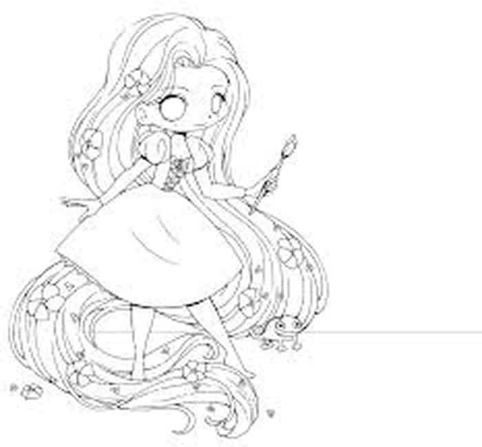 Anime Chibi Coloring Pages