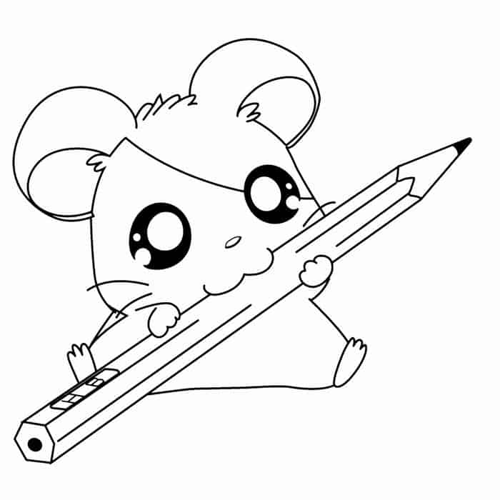 Anime Coloring Pages For Kids 1