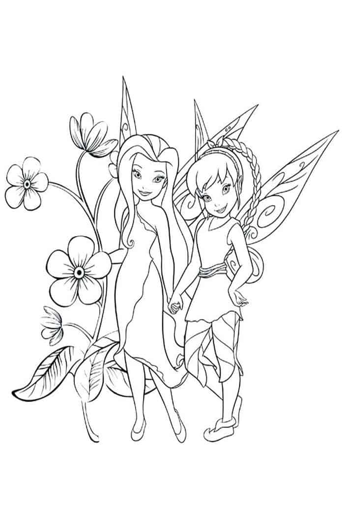 Anime Fairy Coloring Pages 1