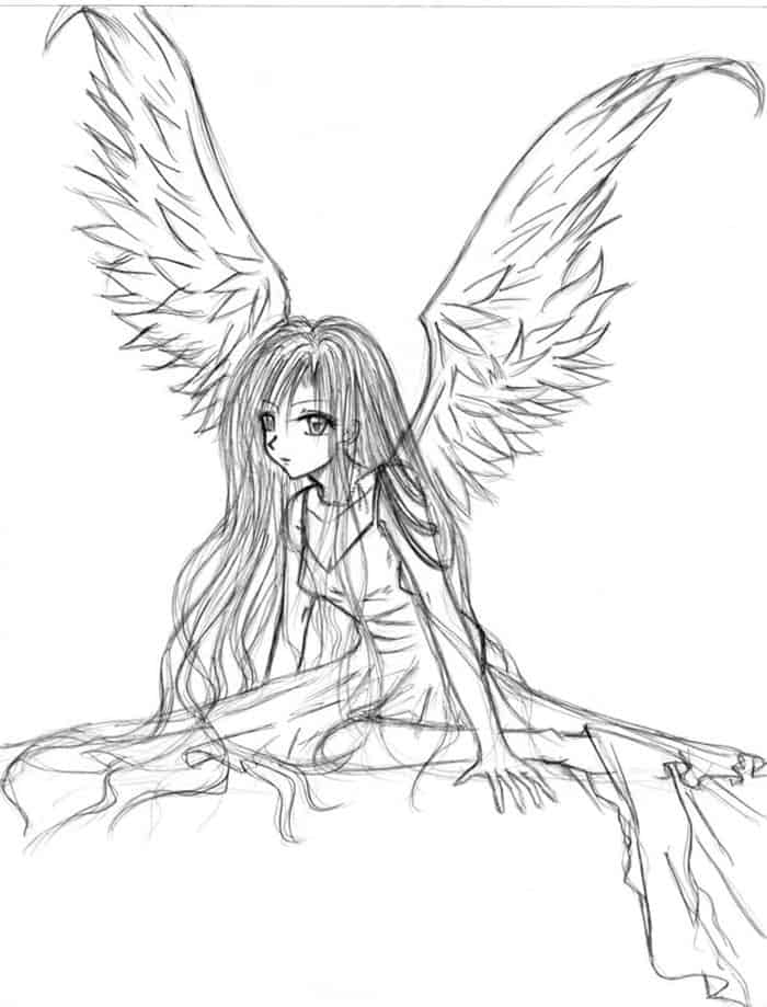 Anime Fairy Coloring Pages 2