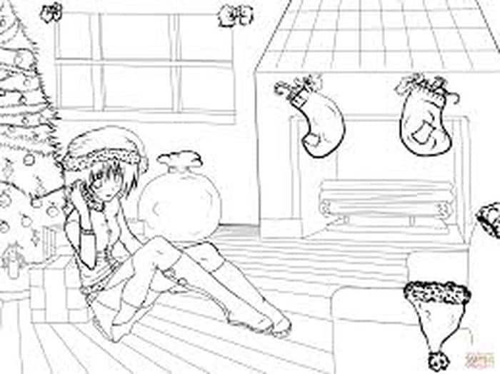 Anime People Coloring Pages