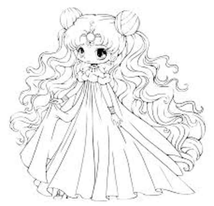 Kawaii Anime Coloring Pages - Coloringfile.com