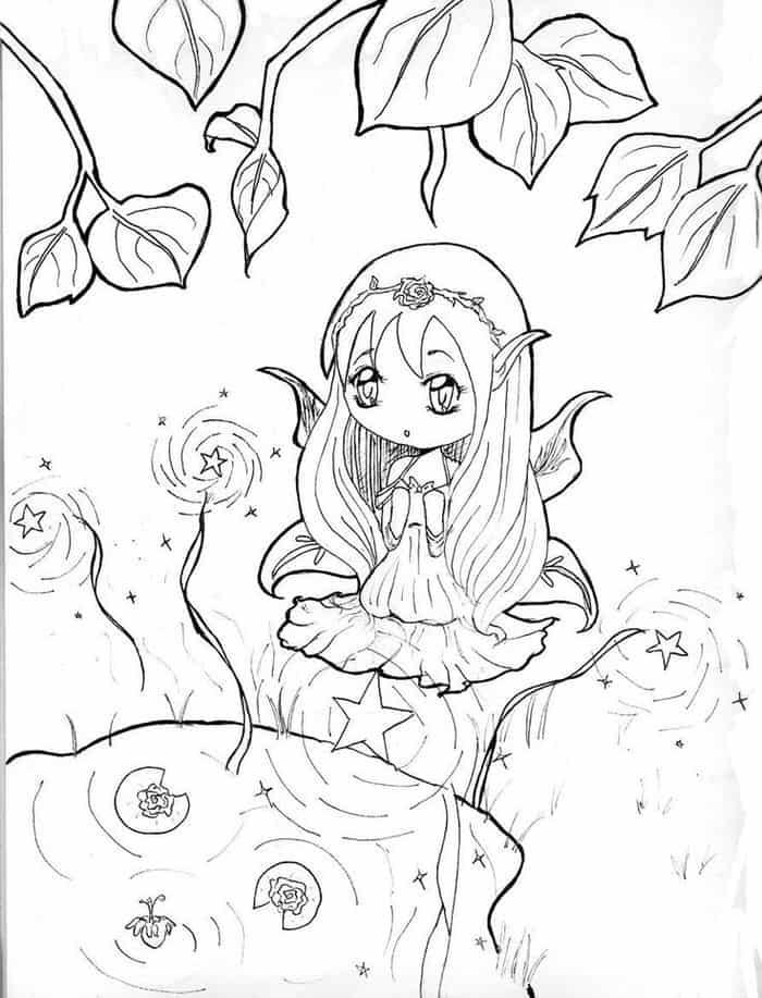 Anime Printable Coloring Pages 1