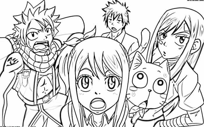 Anime Warrior Girl Coloring Pages 1