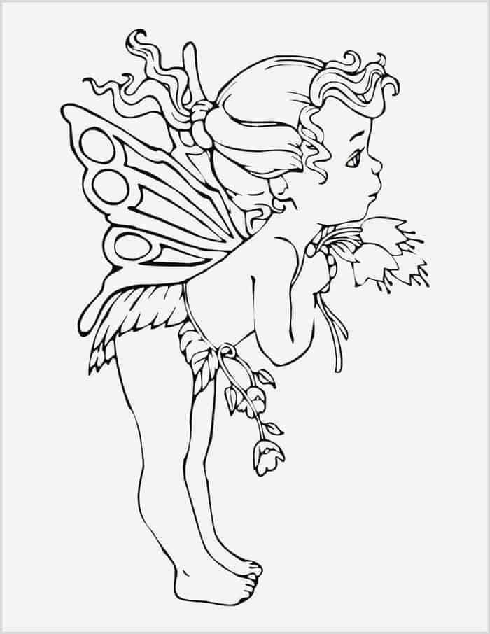 Baby Fairy Coloring Pages