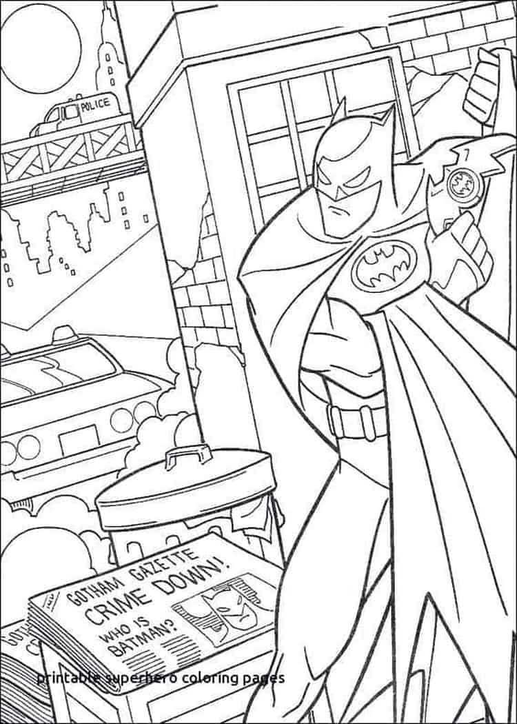 Batman Animated Series Coloring Pages