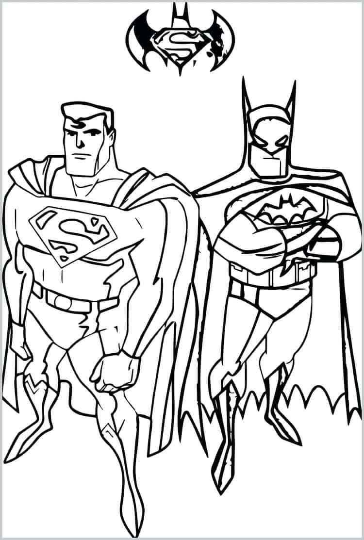 Batman Vs Superman Coloring Pages