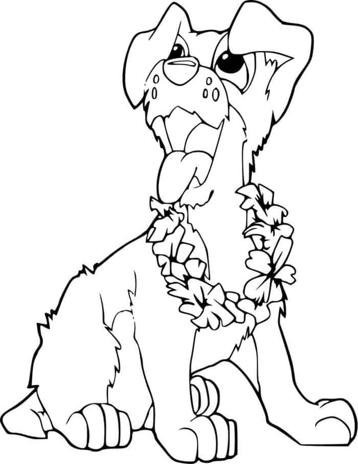 Boxer Puppy Coloring Pages