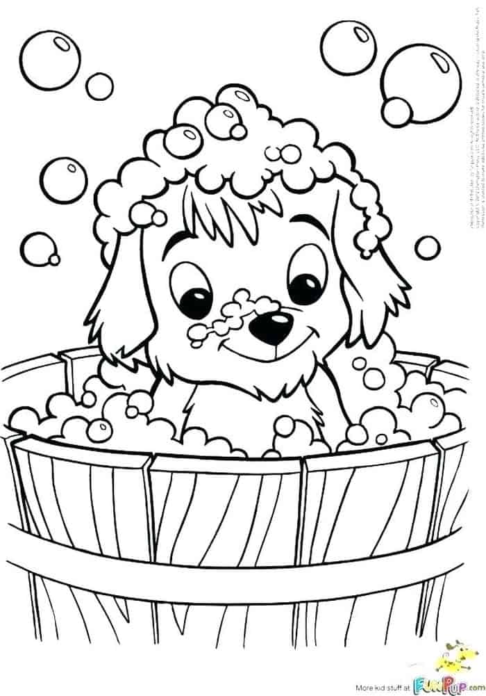 Bubble Puppy Coloring Pages