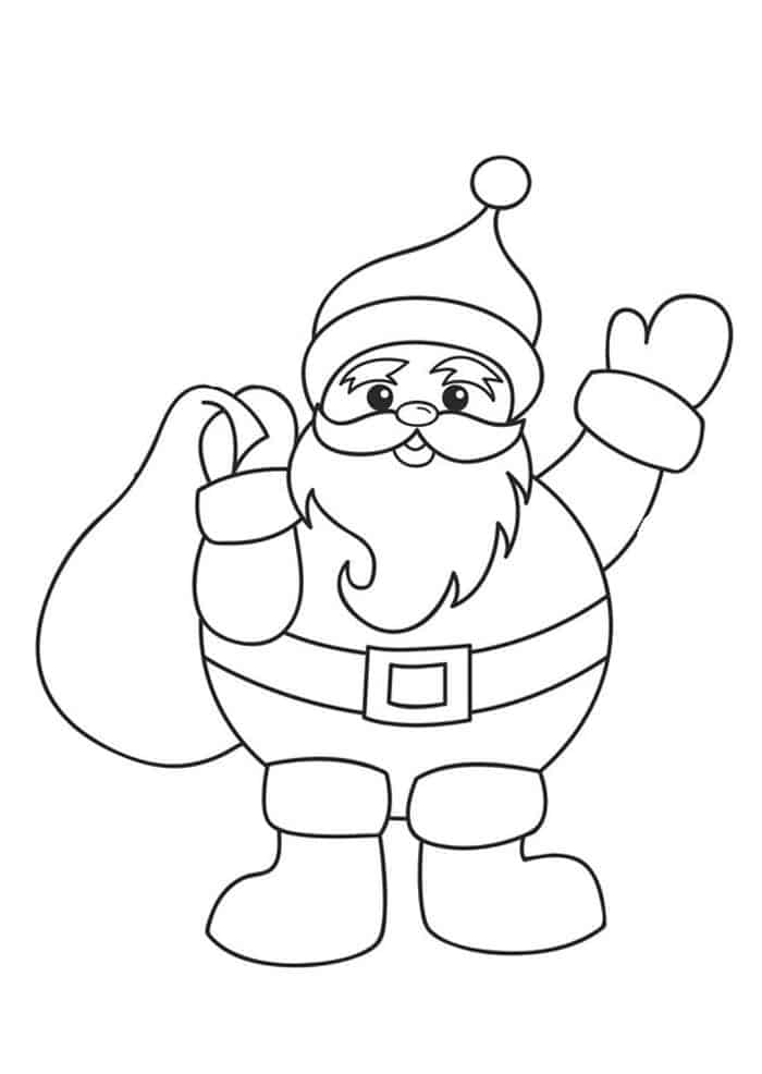Christmas Angel Coloring Pages 1