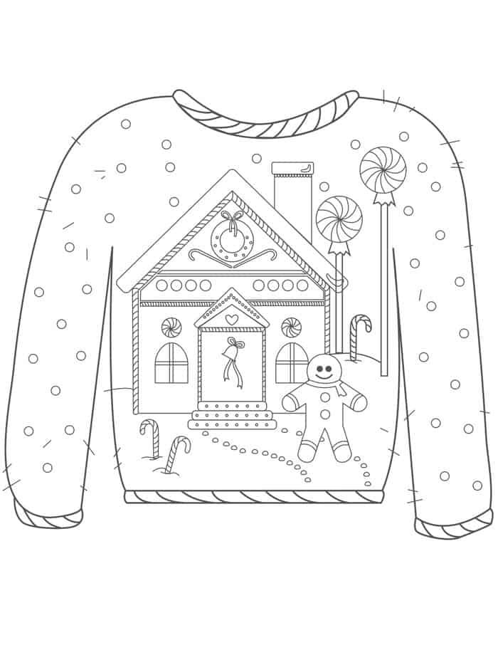 Christmas Coloring Pages For Kids 1