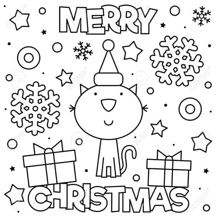 Christmas Coloring Pages Free 1