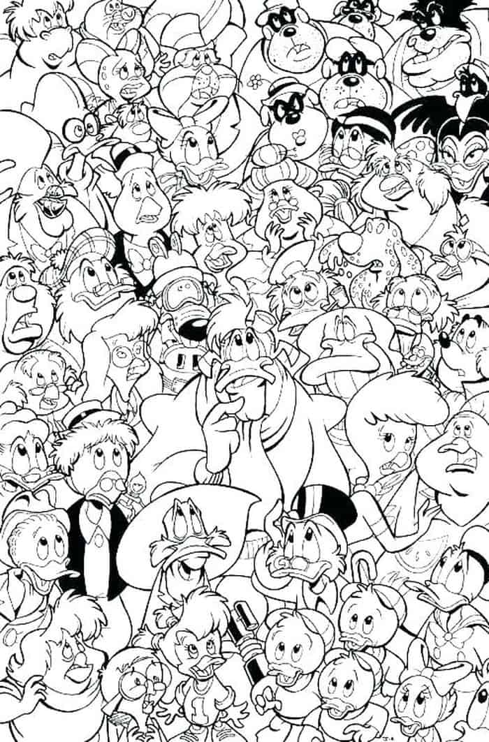 Coloring Pages Disney Characters 1
