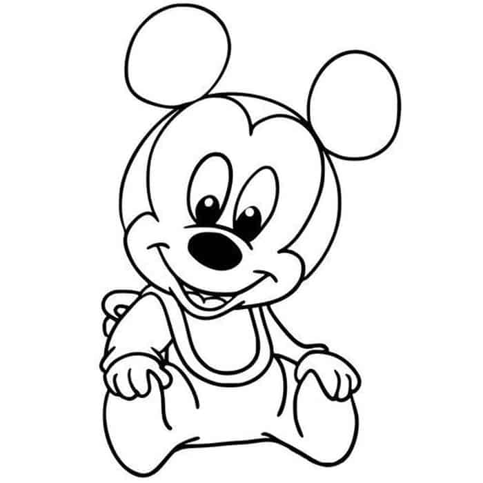 Coloring Pages For Kids Mickey Mouse