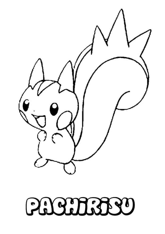 Coloring Pages For Kids Pikachu 1