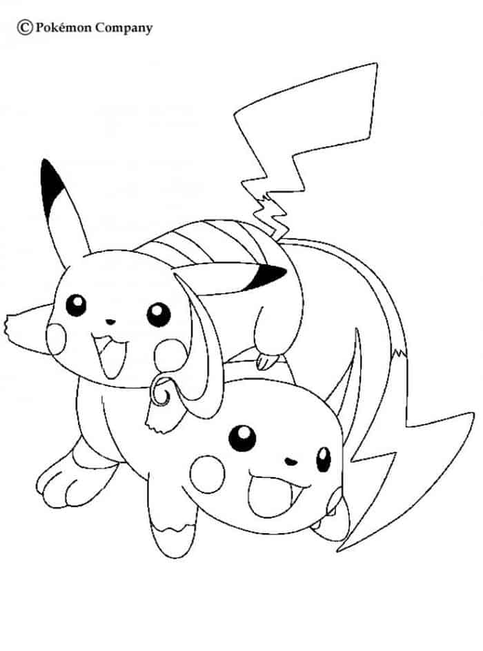 Coloring Pages For Pikachu