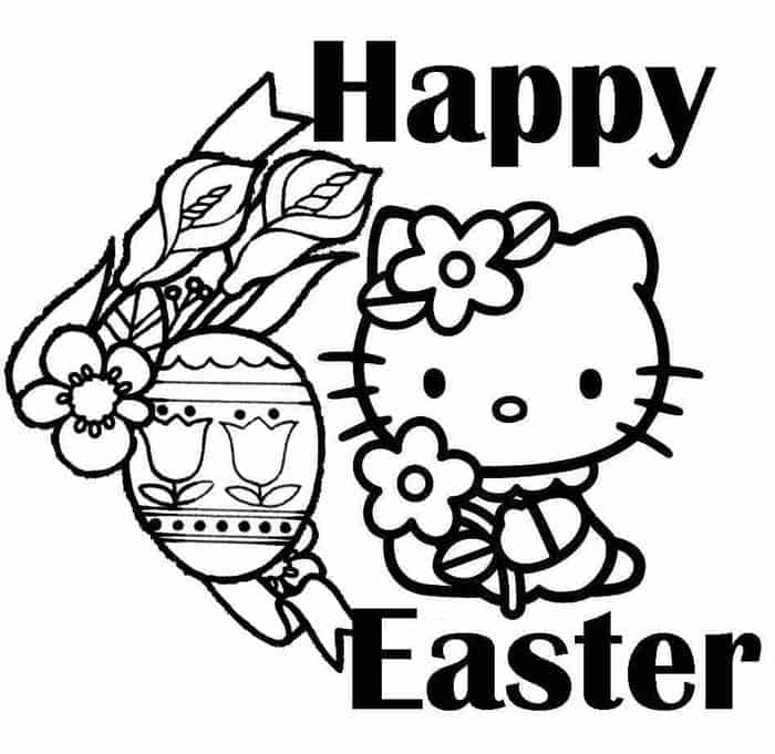 Coloring Pages Of Easter Eggs